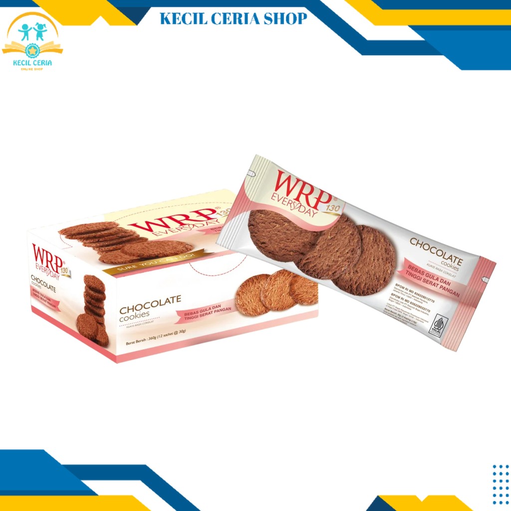 

WRP Cookies Coklat 30g Biskuit Diet Every Day KC