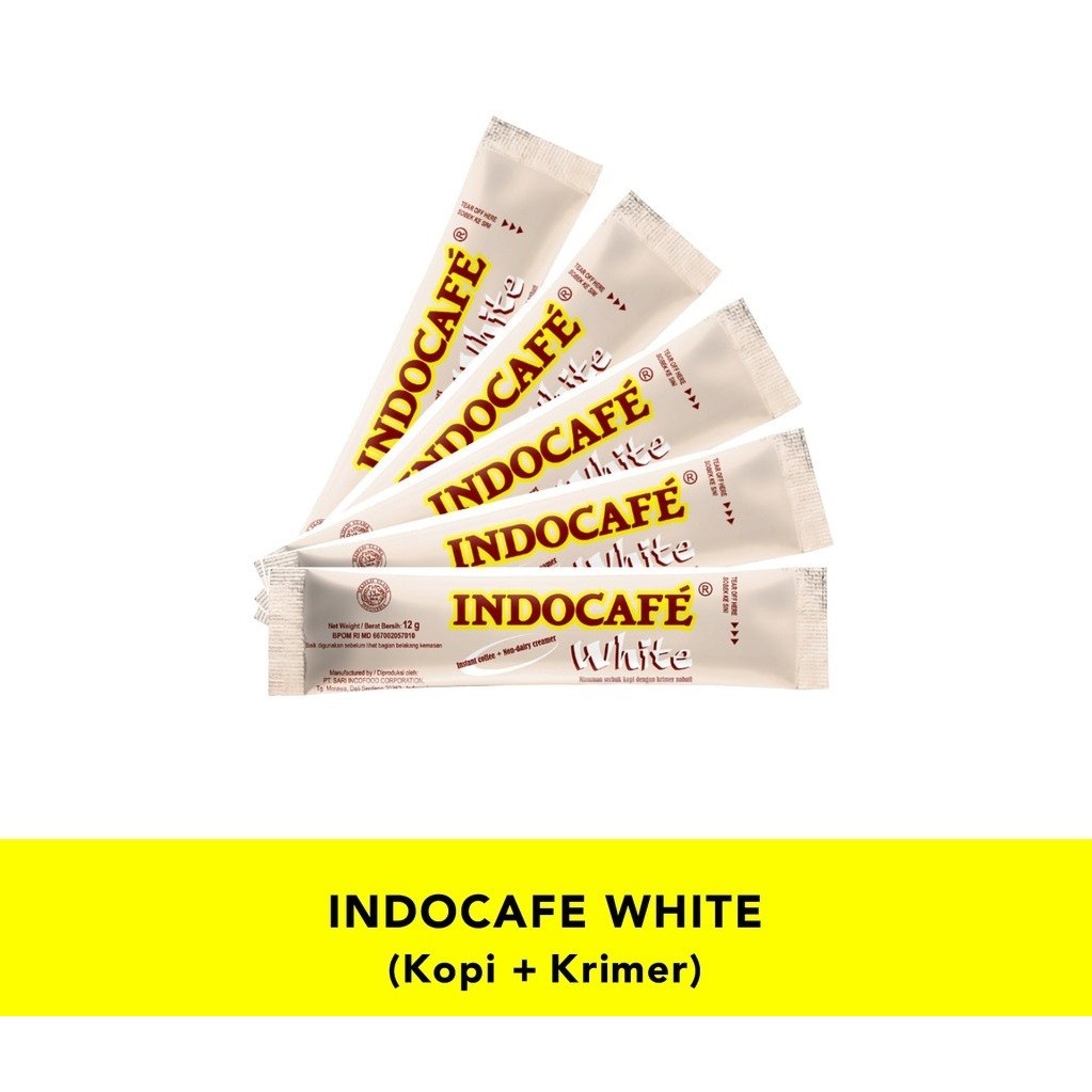 

Indocafe White Coffee No Sugar Added ( 5 Sachet )