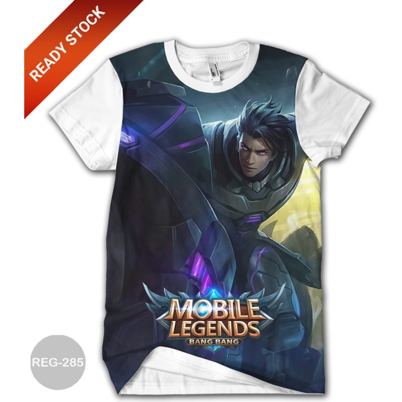 ✨LARIS✨ -Kaos Alucard Obsidian Blade Skin Baju Mobile Legends Anak #REG-285 - No.1 (1-2 thn)