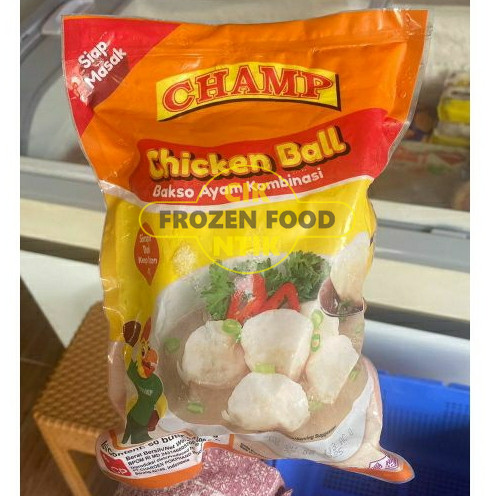 

Champ bakso ayam Frozen food cik ntik Jambi cemilan jajanan seblak korea jepang