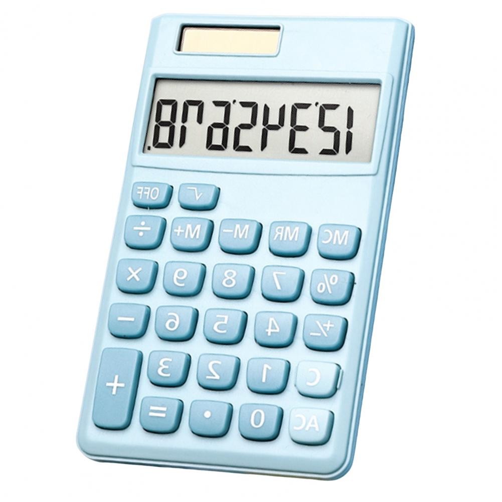 

8-Digit Mini Calculator Solar Powered Large Display Multipurpose Basic Scientific Calculator