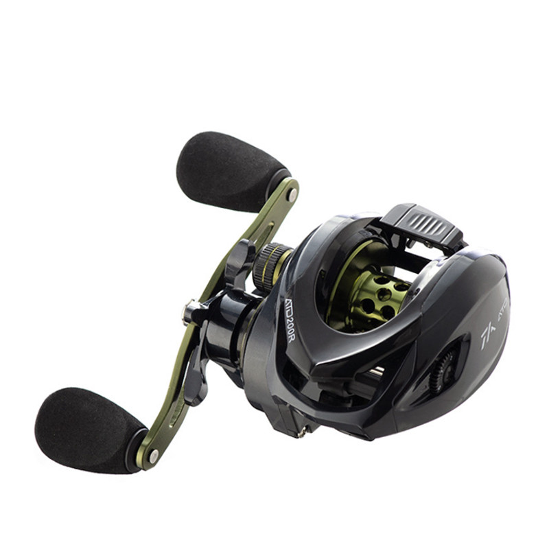 2023 New ATD Aluminum Alloy Spool 7.2:1 Baitcasting Reel Magnetic Brake System 8kg Max Drag Sea Bass