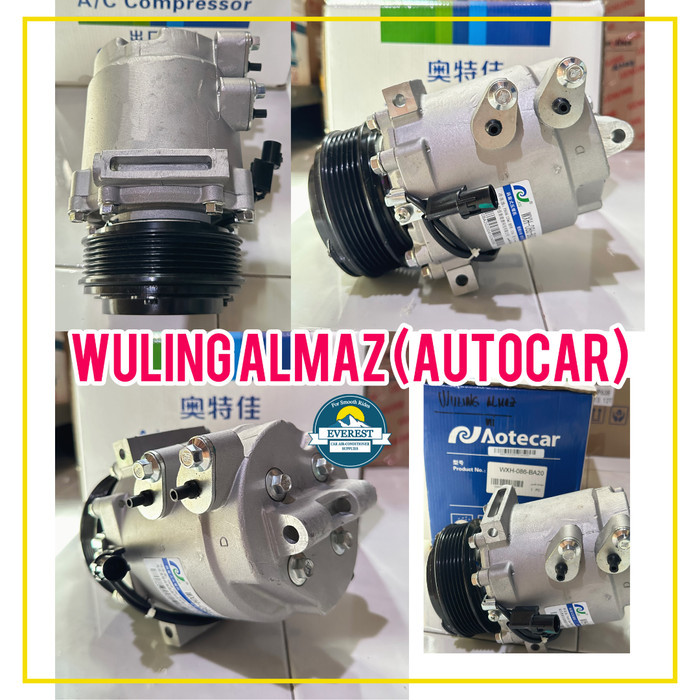 Compressor Compresor Kompresor AC Mobil Wuling Almaz - AUTOCAR