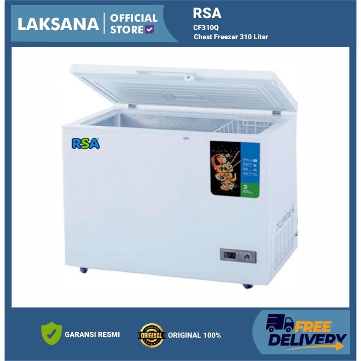 RSA CF310Q Chest Freezer 310 Liter - CF-310Q / CF 310Q