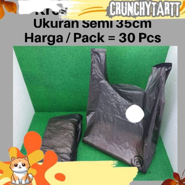 

READYYY Plastik Packing Hitam Packing Besar 35cm plastik packing besar plastik kresek hitam paket PLSTK