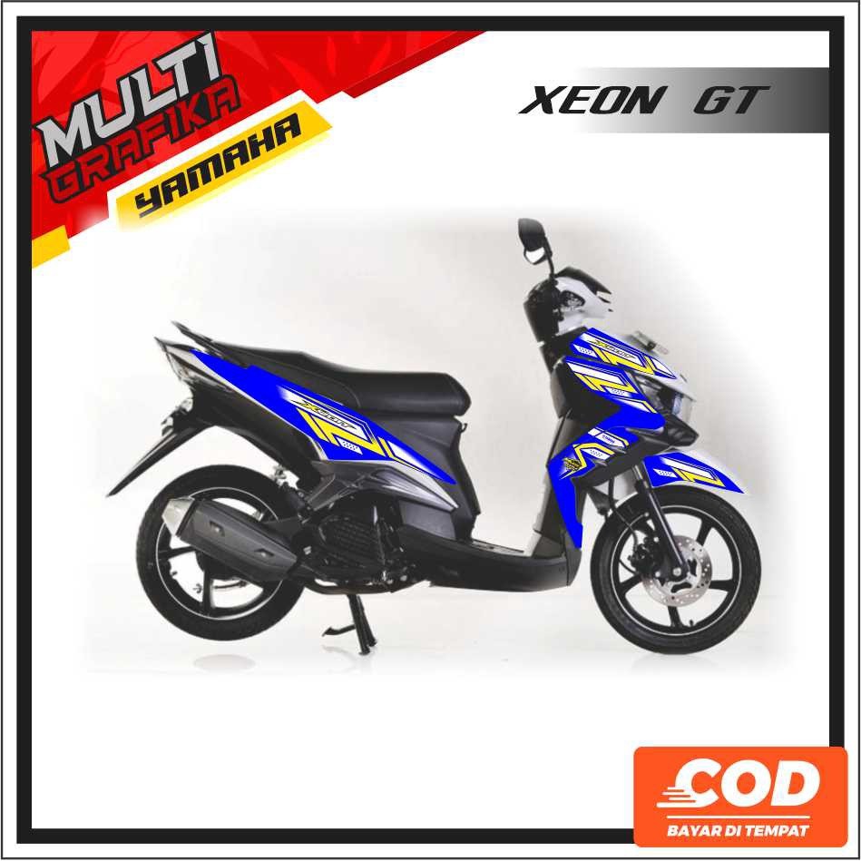 Stiker Striping Xeon GT 125 Sticker Emblem Decal Semi FUll Motor Yamaha Zeon Gt125 warna Variasi