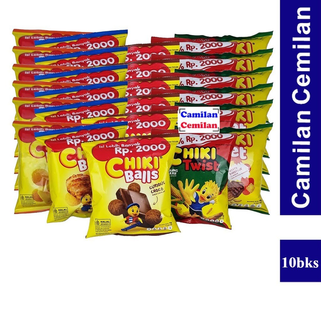 

Chiki Balls Chiki Net Chiki Twist Renceng isi 10 bks x 22 gr