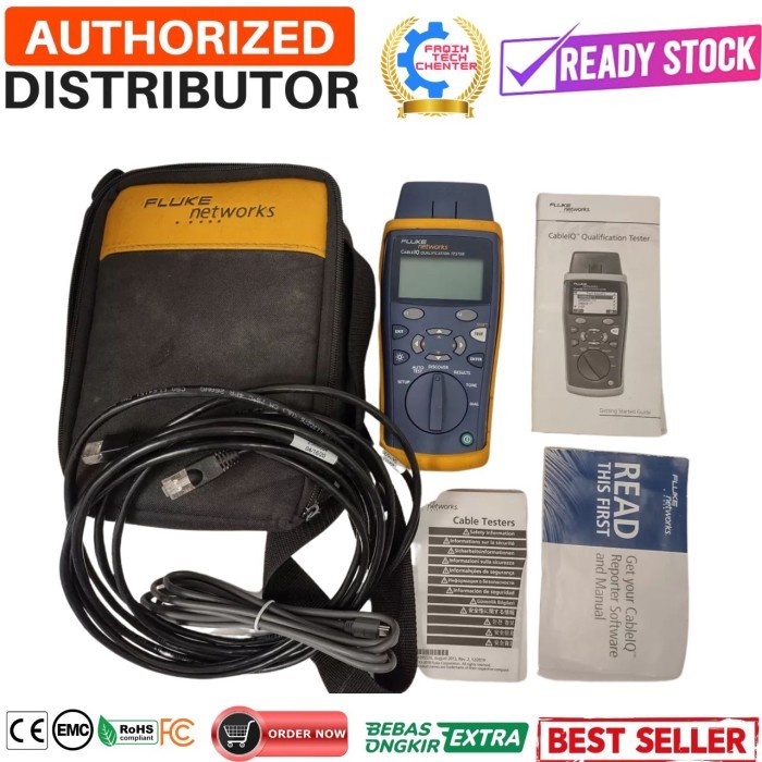 Fluke Networks CIQ-100 CableIQ Qualification Tester CIQ100 LAN Tester