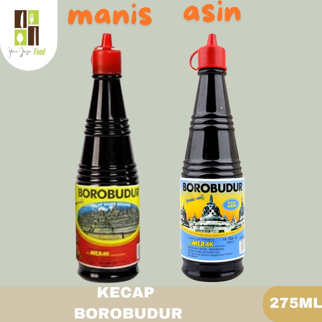 

Kecap manis Borobudur / kecap Manis / Kecap Asin / Kecap Manis Sedang Borobudur Spesial Kemasan 275ml