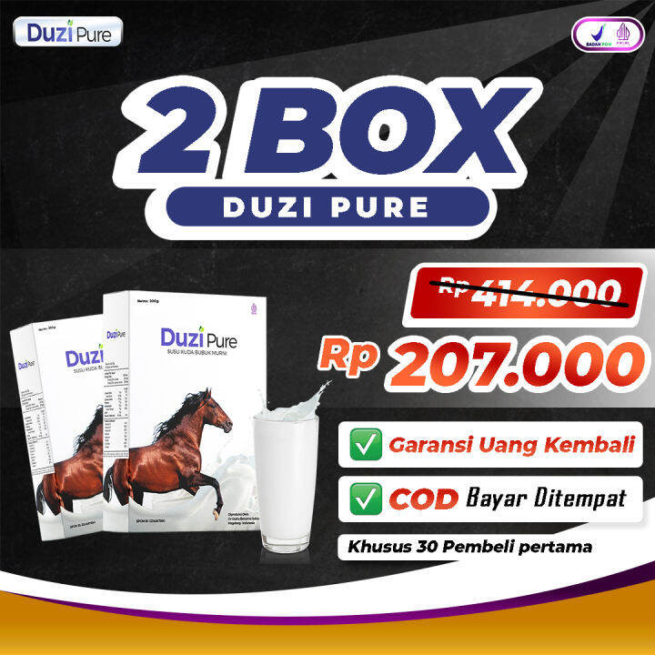 

Duzi Pure - Spesialis Susu Kuda No 1 Di Indonesia 100% Original
