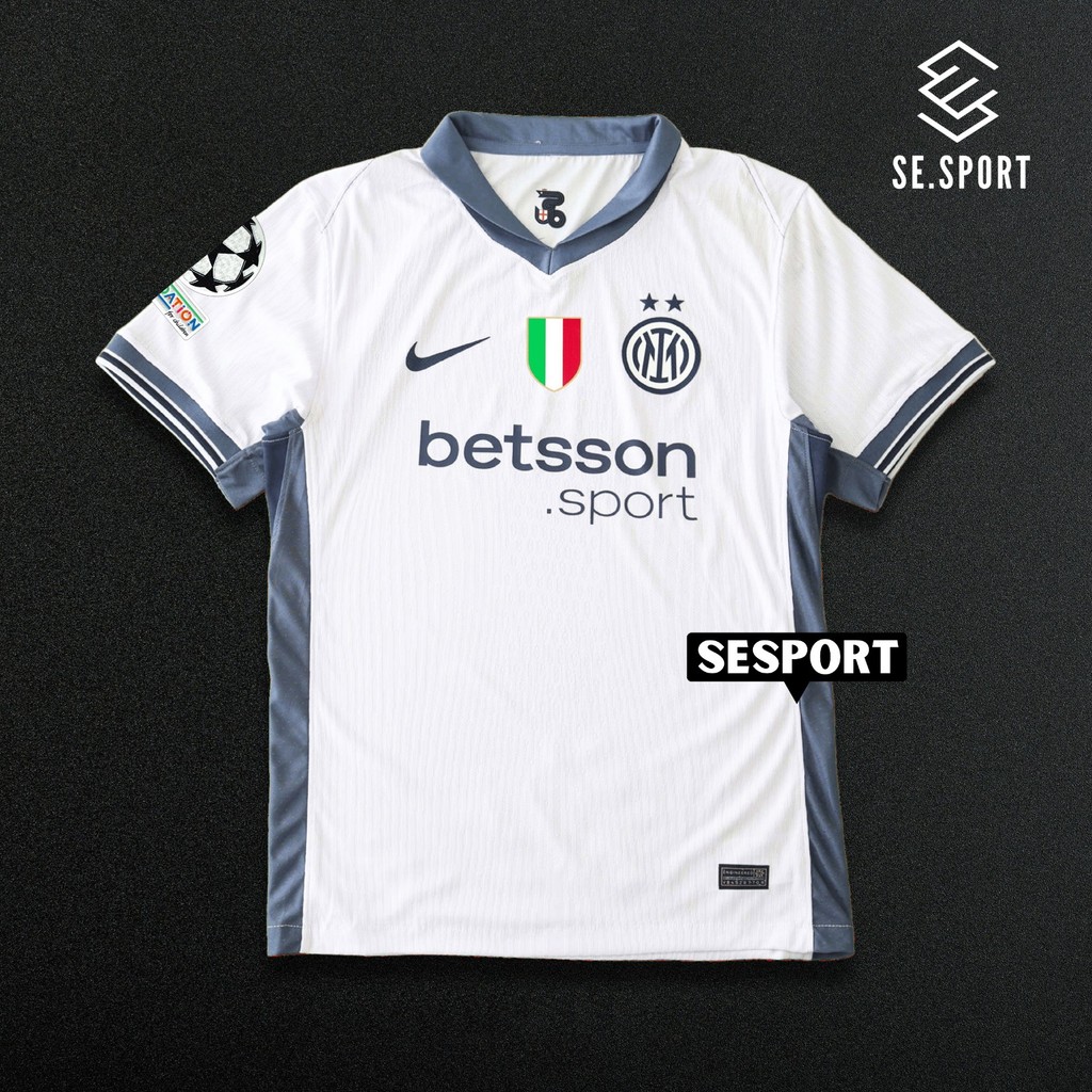 (PLAYER ISSUE) Jersey Inter Milan Away 2024 2025 Baju Bola Intermilan 24 25 Kaos Olahraga Sepakbola