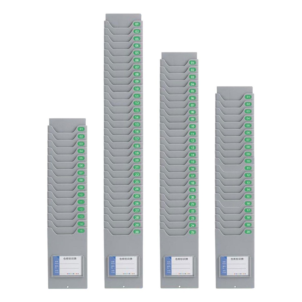

Time Cards Rack Payroll Recorder Wall Mount Time Card Holder for Workspace Employees