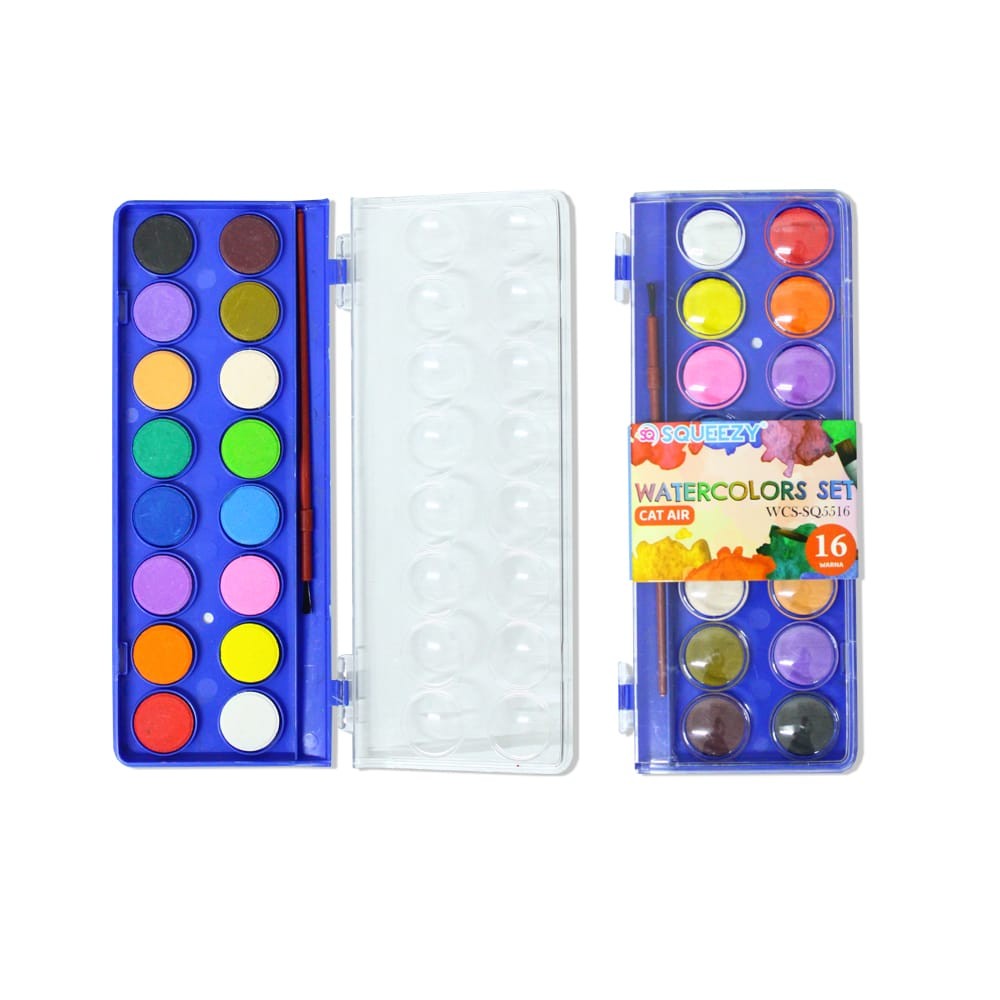 

Squeezy Cat Air Lukis Lengkap 16 Warna WCS-SQ5516