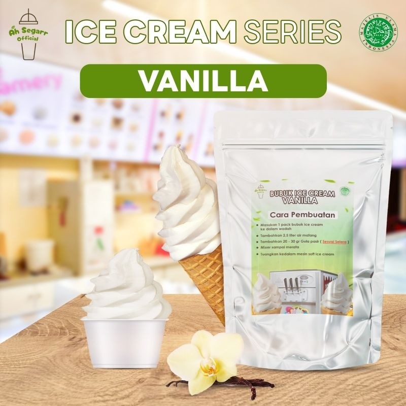 

[Bisa Cod] Ice Cream Vanilla Premium 1KG/Es Krim 1kg