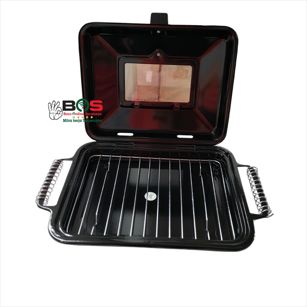 Alat Pemanggang Kompor Maspion Crystal Oven Panggangan Ikan Daging Ayam