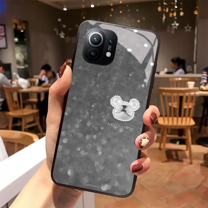 Casing Hp For Xiaomi Mi 11 Lite Mi 11 Lite 5G 11 Lite 5G NE 12 Lite HD Kaca Silikon Belakang Casing 