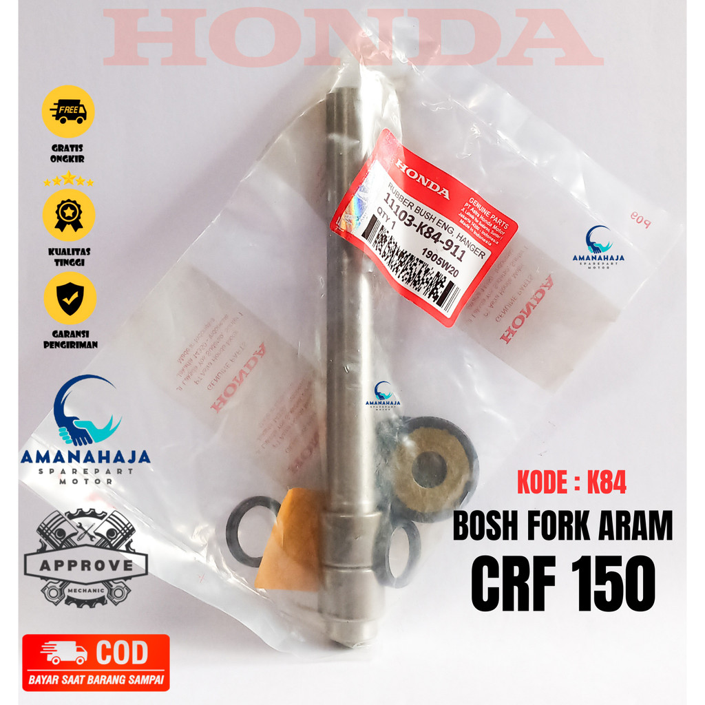 ( GARANSI ) ORI BOSH ARM SASIS  CRF150 (K84) | SPAREPART ORIGINAL MOTOR  SUKU CADANG SEPEDA MOTOR