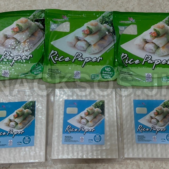

LL Banh Trang Rice Paper 22cm / Kulit Lumpia Vietnam / Rice Spring Roll - ISI 30 KOTAK