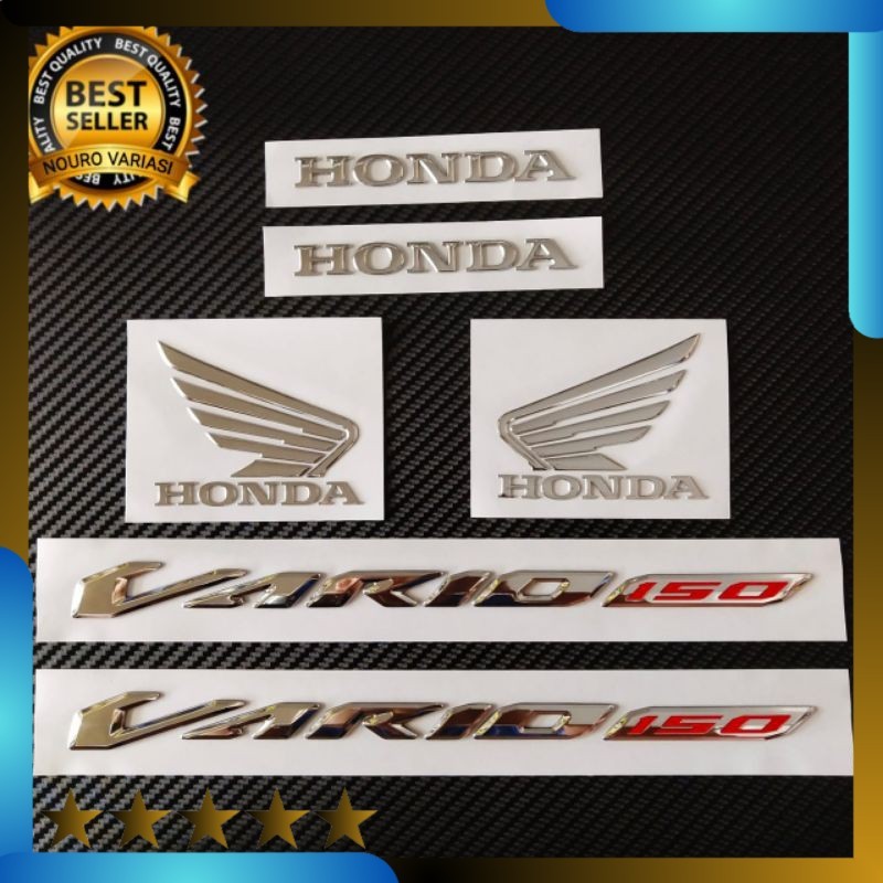Emblem Honda Vario 150 2018 2019 2020 sayap honda timbul berkualitas m terbaik termurah ;ightnaziash