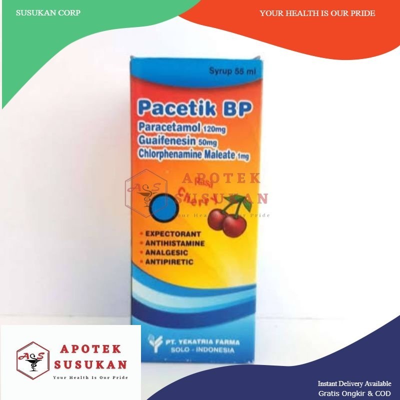 PARCETIK BP SIRUP OBAT BATUK PILEK PANAS