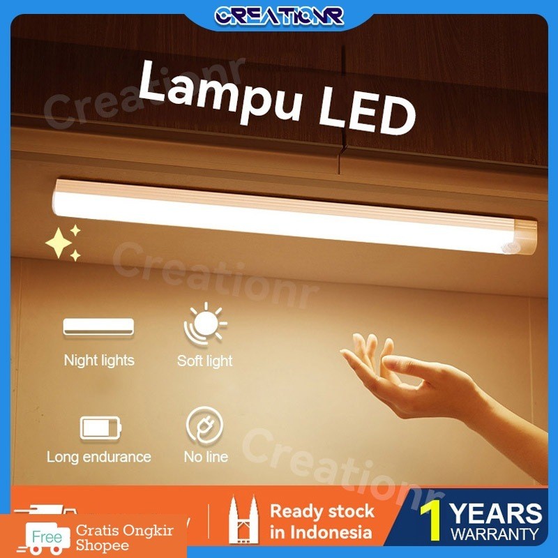 50cm Cahaya Putih Dan Kuning/lampu Sensor Gerak/lampu Sensor Gerak Otomatis/lampu Sensor/lampu Senso