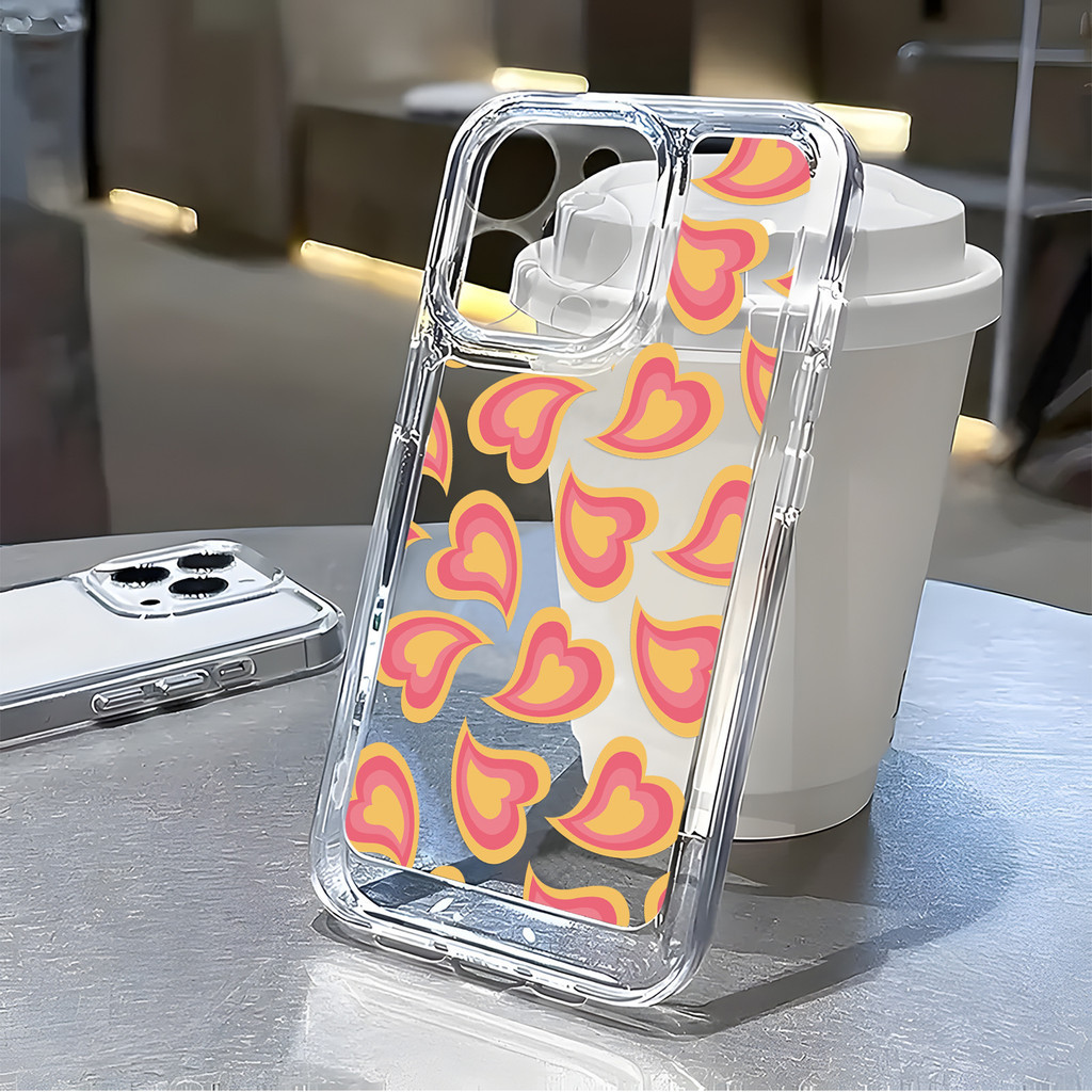 Cinta Keren Layar Penuh Softcase OPPO Reno 12 5G Reno 12 Pro 5G Reno5 Reno5 5G Reno 11 Pro 5G Luxury