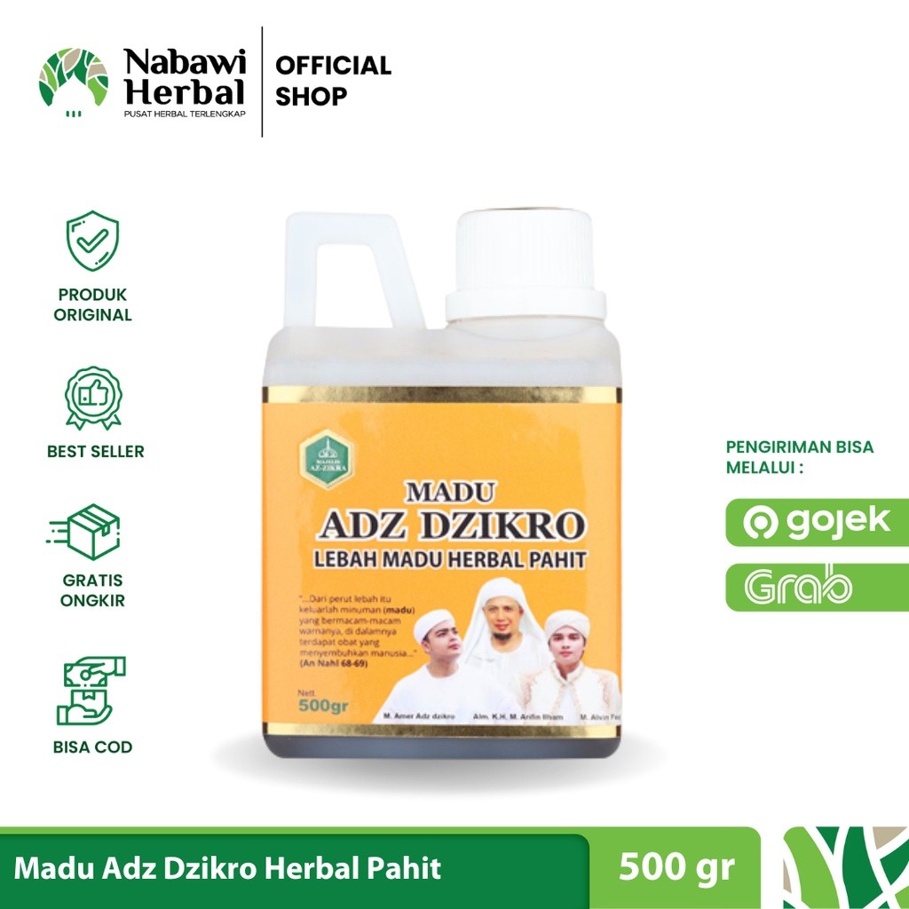 

ADZ DZIKRO - Madu Adz Dzikro Herbal Pahit 500 gram | MajaHerbal