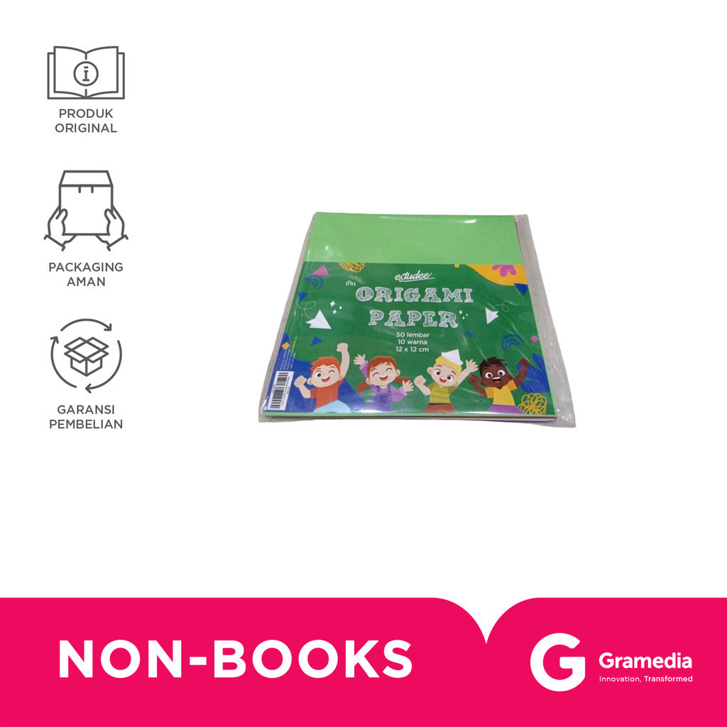 

Gramedia Surabaya - Estudee Origami Paper 50 Sheets 10x10