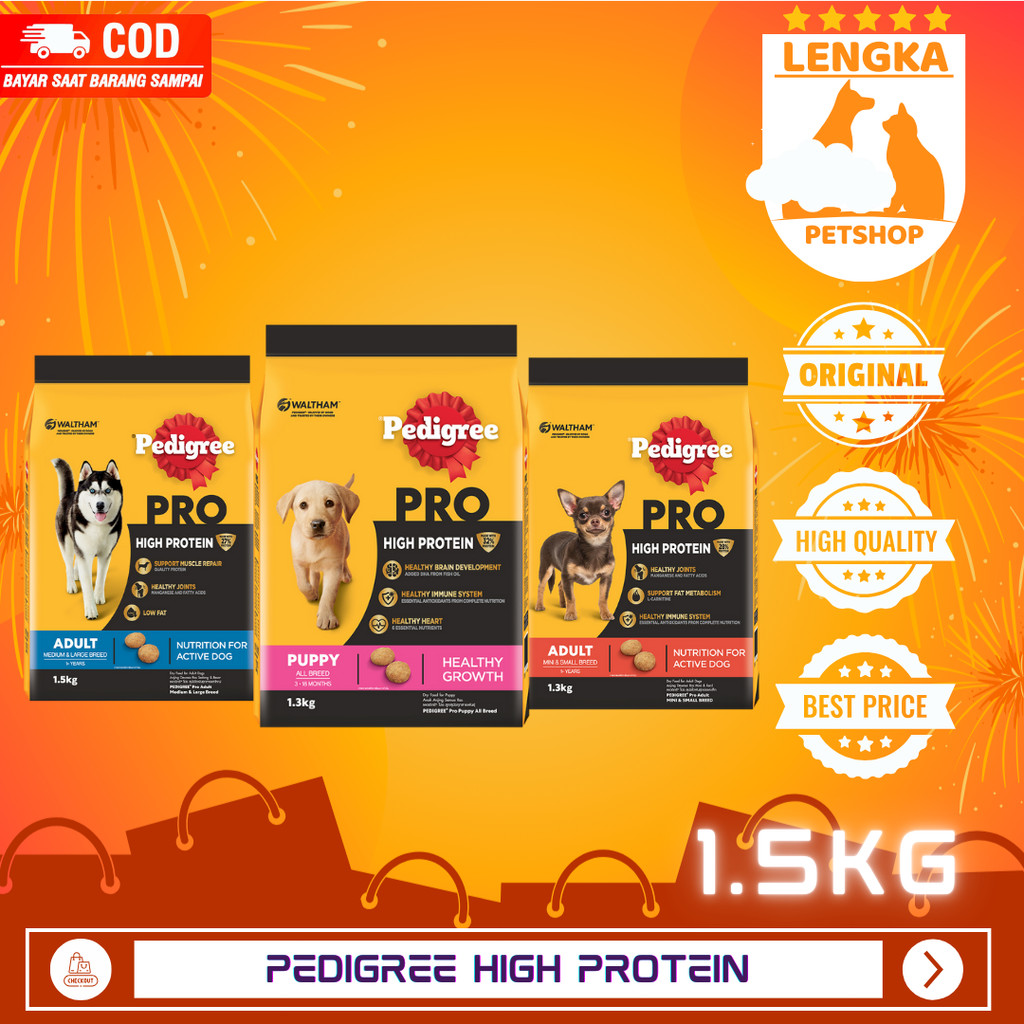 Pedigree Pro High Protein 1.3kg