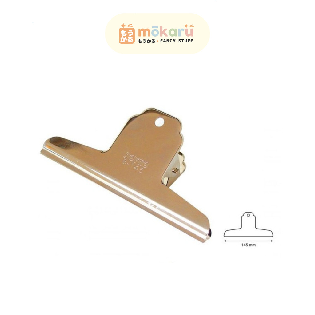 

Joyko Bulldog Buldog Clip 6-145 (6") / Klip / Penjepit Kertas Besar Murah