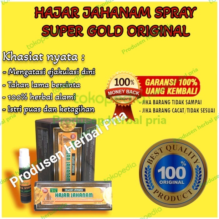 

ALL NEW TERBARU Hajar jahanam spray super gold original kadar tinggi ~ fitrishop15