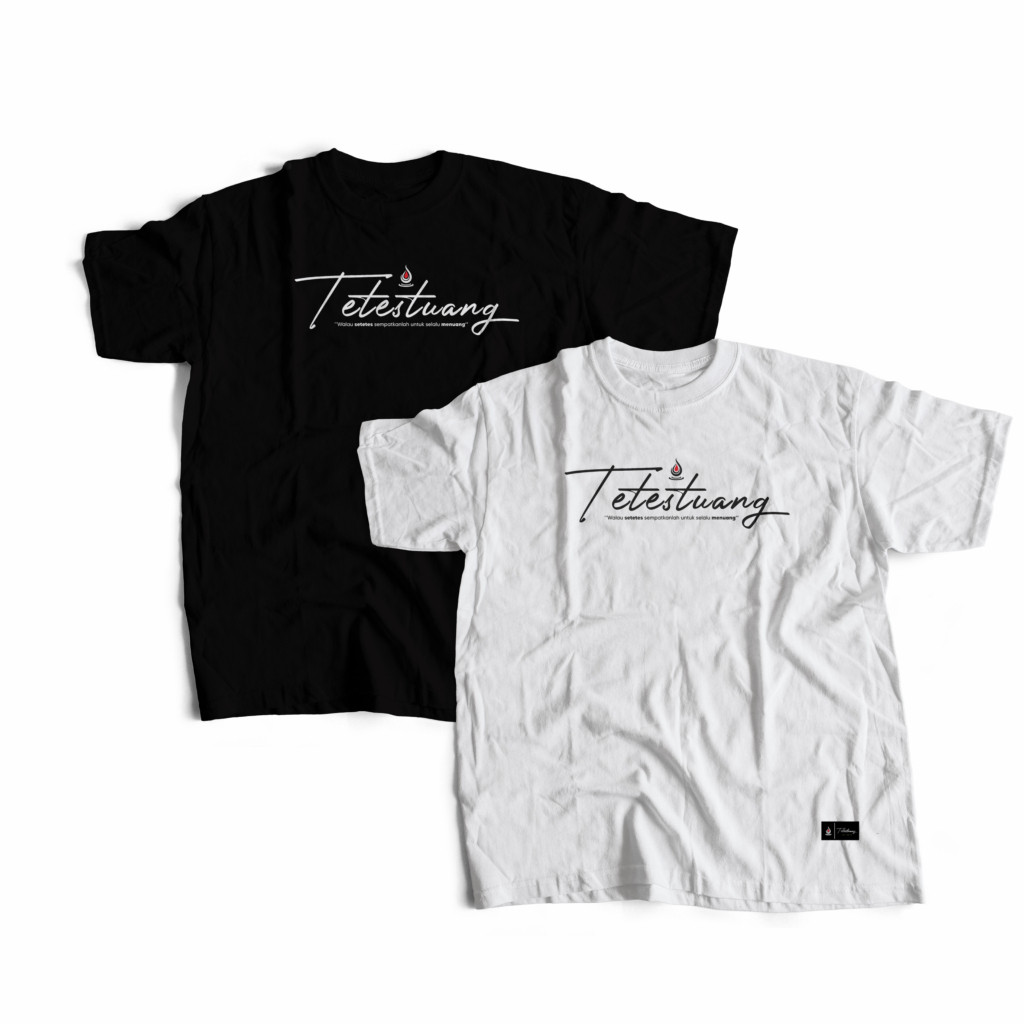 Tetestuang Kaos Logo tetestuang (Desain Belakang Polos)| Kaos Kata-Kata  | Kaos Dakwah Kaos Santri D