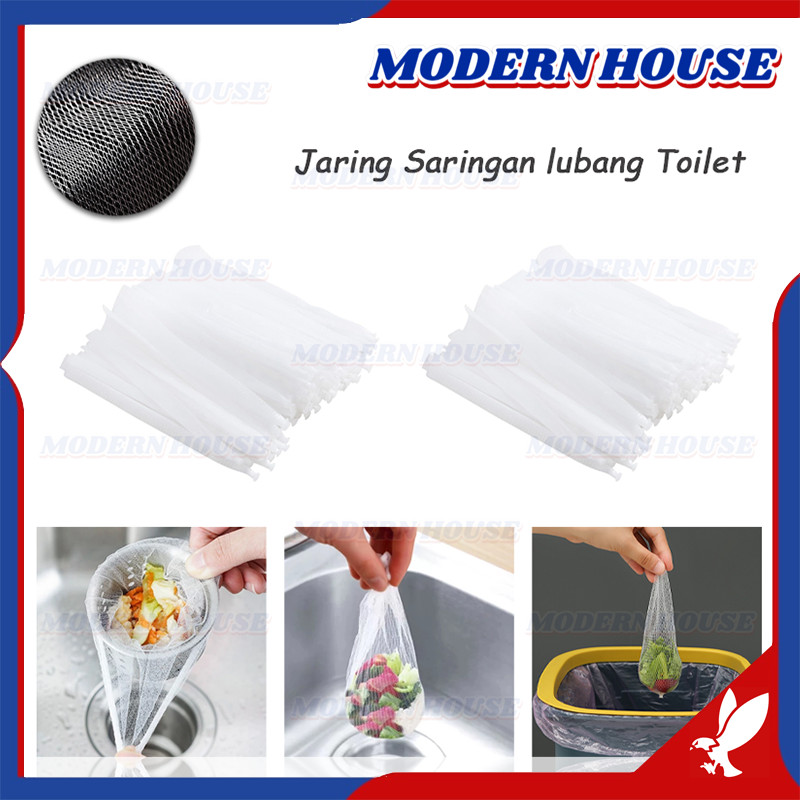 Filter Wastafel Isi 100Pcs / Kain Jaring Jala Saringan Air Wastafel Dapur Mampet / Saringan Filter L