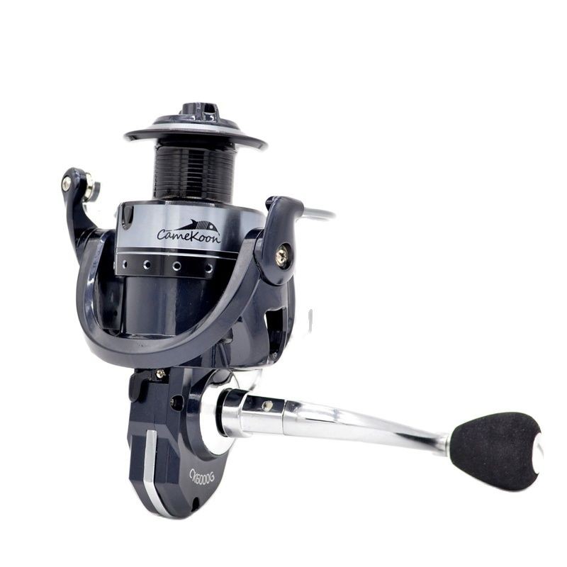 CAMEKOON Spinning Fishing Reel 5+1 Ball Bearings Metal Frame Casting Coil 5:1/4.7:1 Gear Ratio Saltw