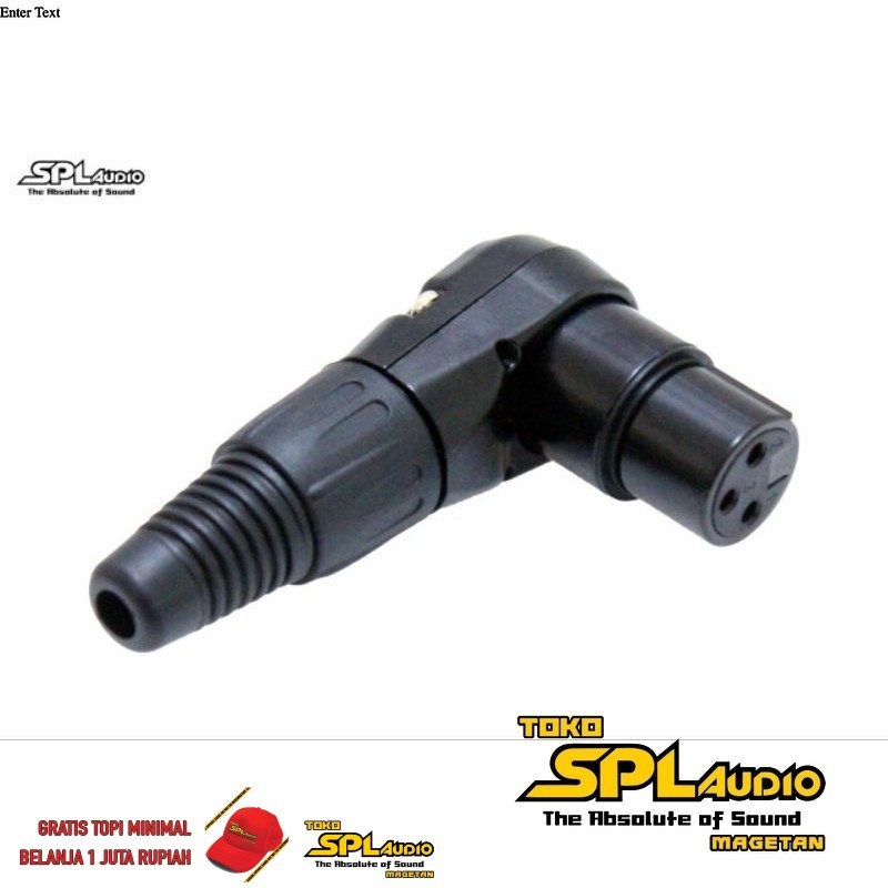 JACK CANON XLR SPL AUDIO Female L GCA 1800L