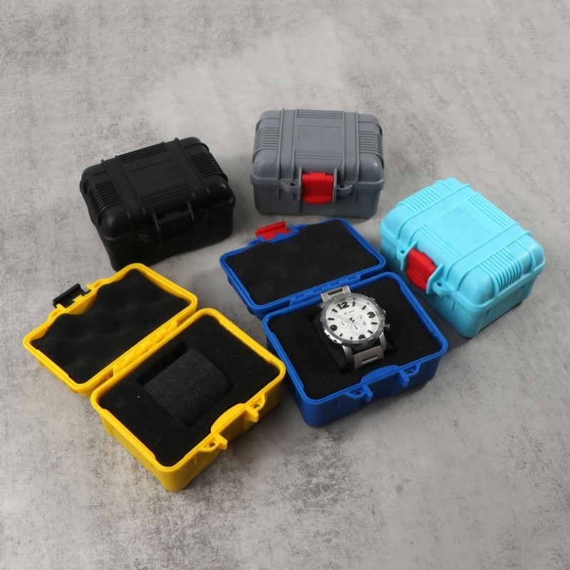 

1 Slot Stylish Watch Storage Case Protective Watch Box Watch Storage Box Waterproof Watch Organizer ABS Material