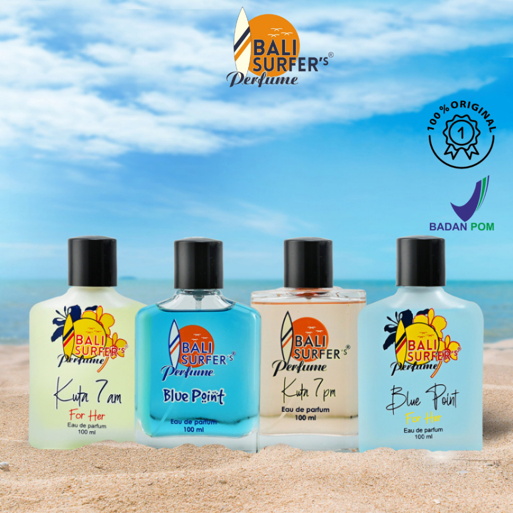 Bali Surfers Parfum| Papan Selancar| Blue Point| Parfum Bali Surfer| Blue Point| BSP Blue Point|