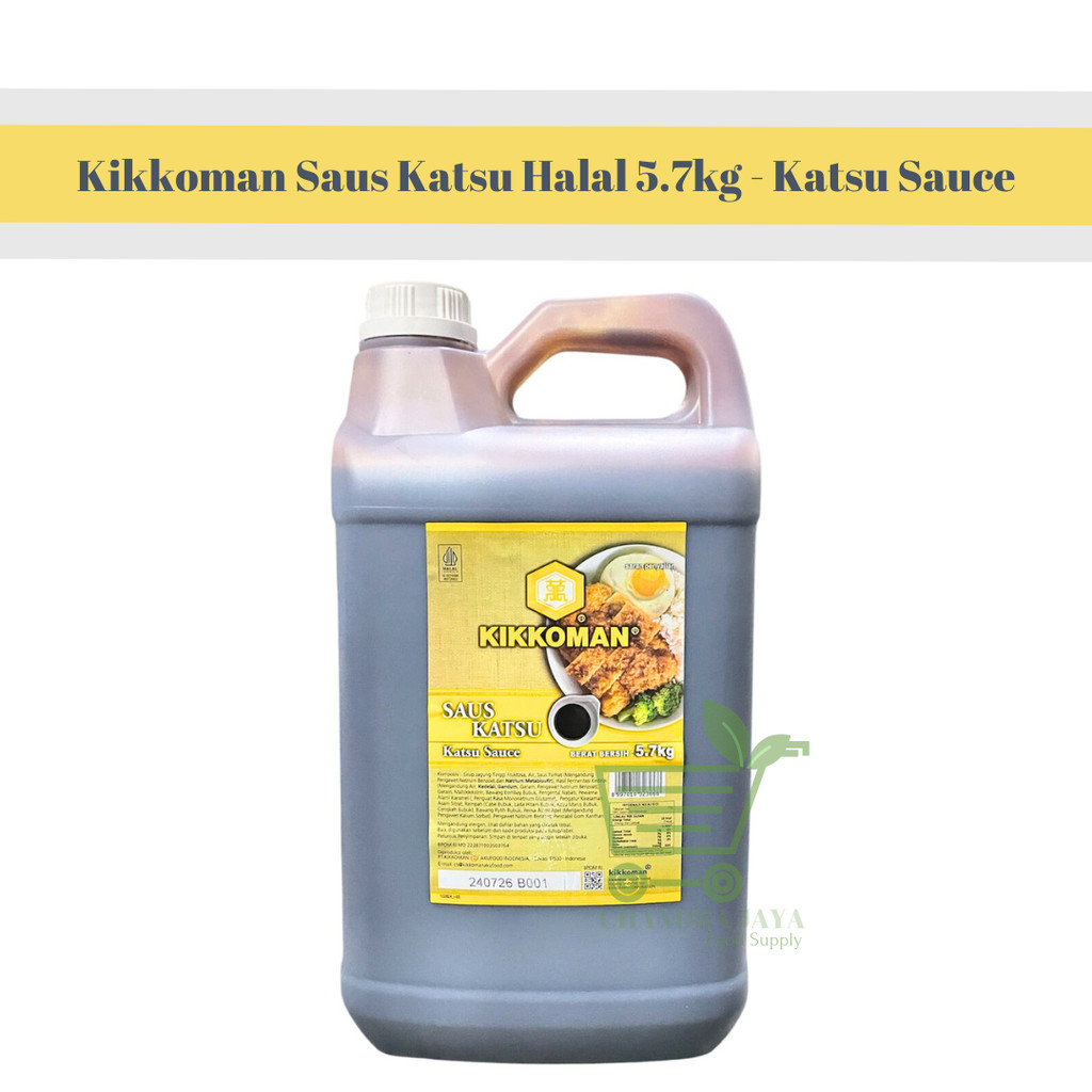 

Kikkoman Saus Katsu Halal 5.7kg - Katsu Sauce
