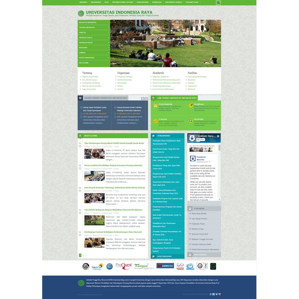 Script Website Portal Kampus ( siap install & online )