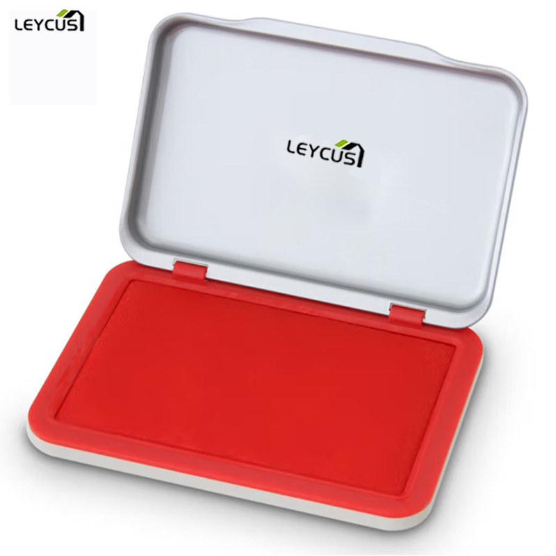 

LEYCUS metal square financial special fast-drying ink pad ink pad office supplies