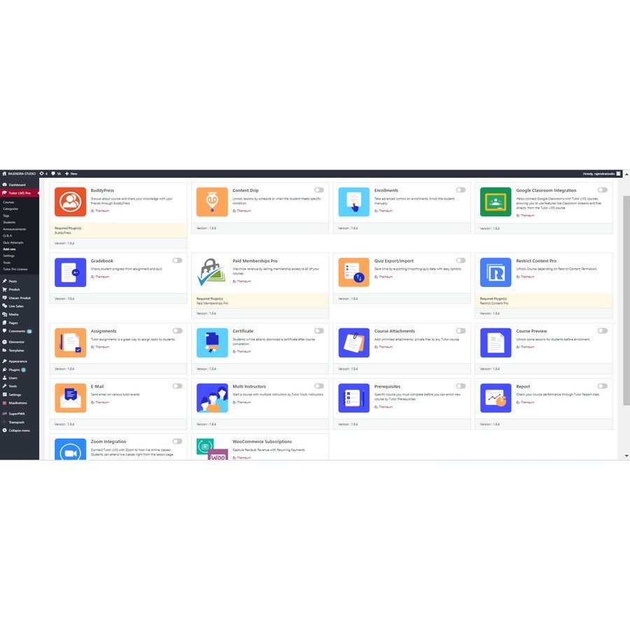 Jasin Legal Tutor LMS Pro License Lifetime