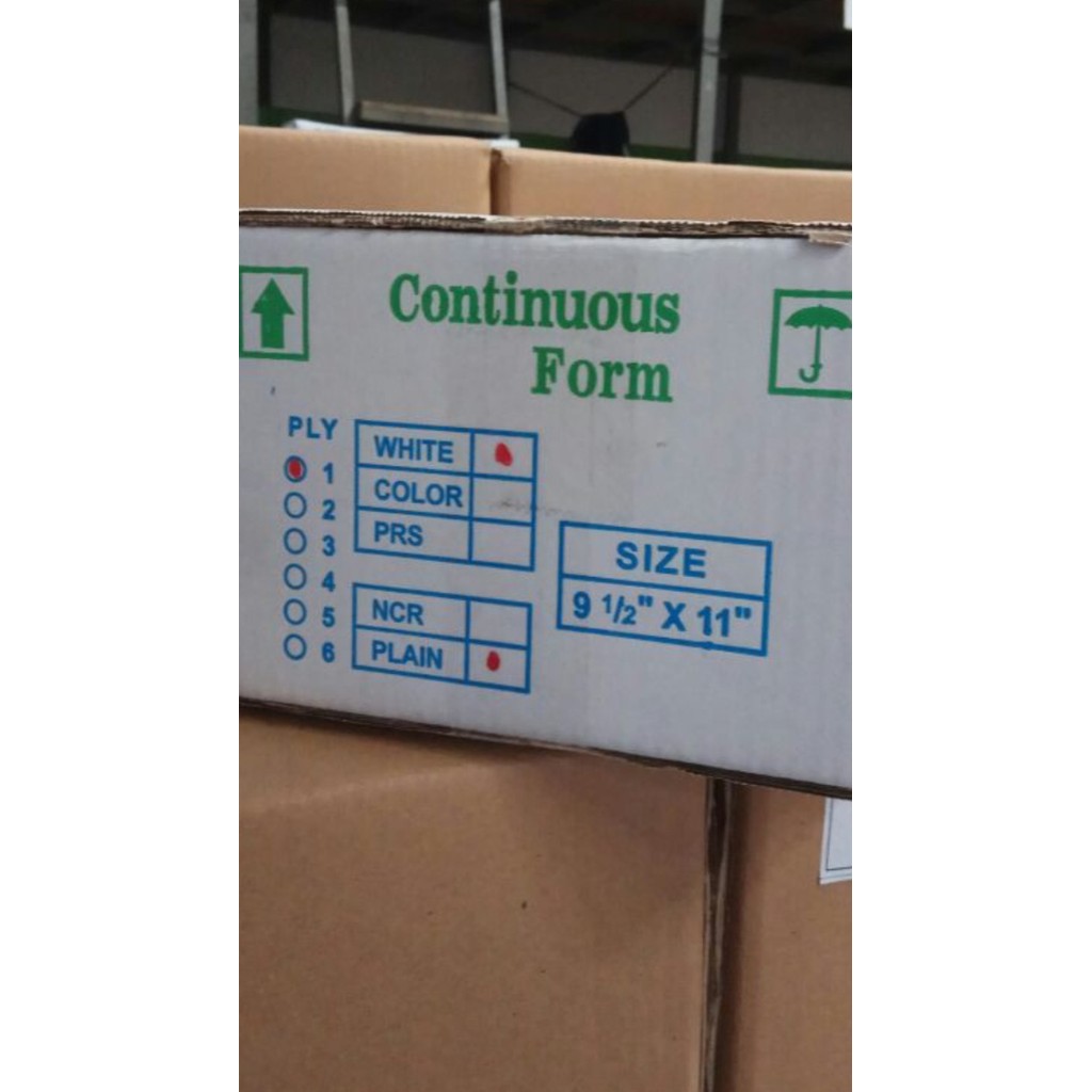 

best -Continuous Form 9,5 x 11 1 Ply NCR ( bisa request bagi 2) - Ukuran Full