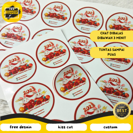 

INB Print Stiker Label Imlek Ucapan Selamat Tahun Baru Sticker Imlek Custom Bulat Free Desain