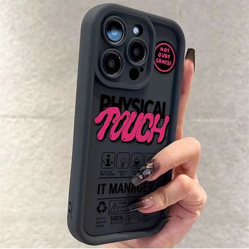 Kompatibel dengan Casing Ponsel Apple 13 Casing Ponsel Apple 15 dengan Label Bahasa Inggris Casing P