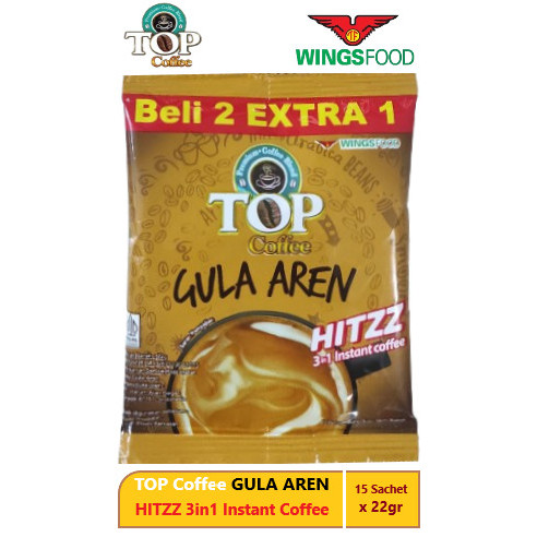 

Top Coffee Gula Aren Hitzz (3in1) 22gr 15 Sachet
