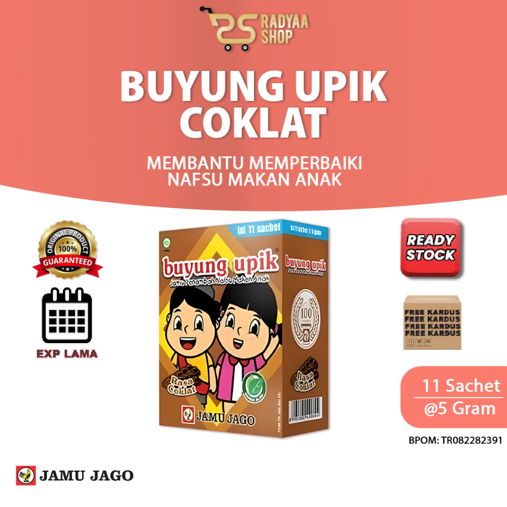 

Buyung Upik Coklat Jamu Herbal Membantu Meningkatkan Nafsu Makan Anak