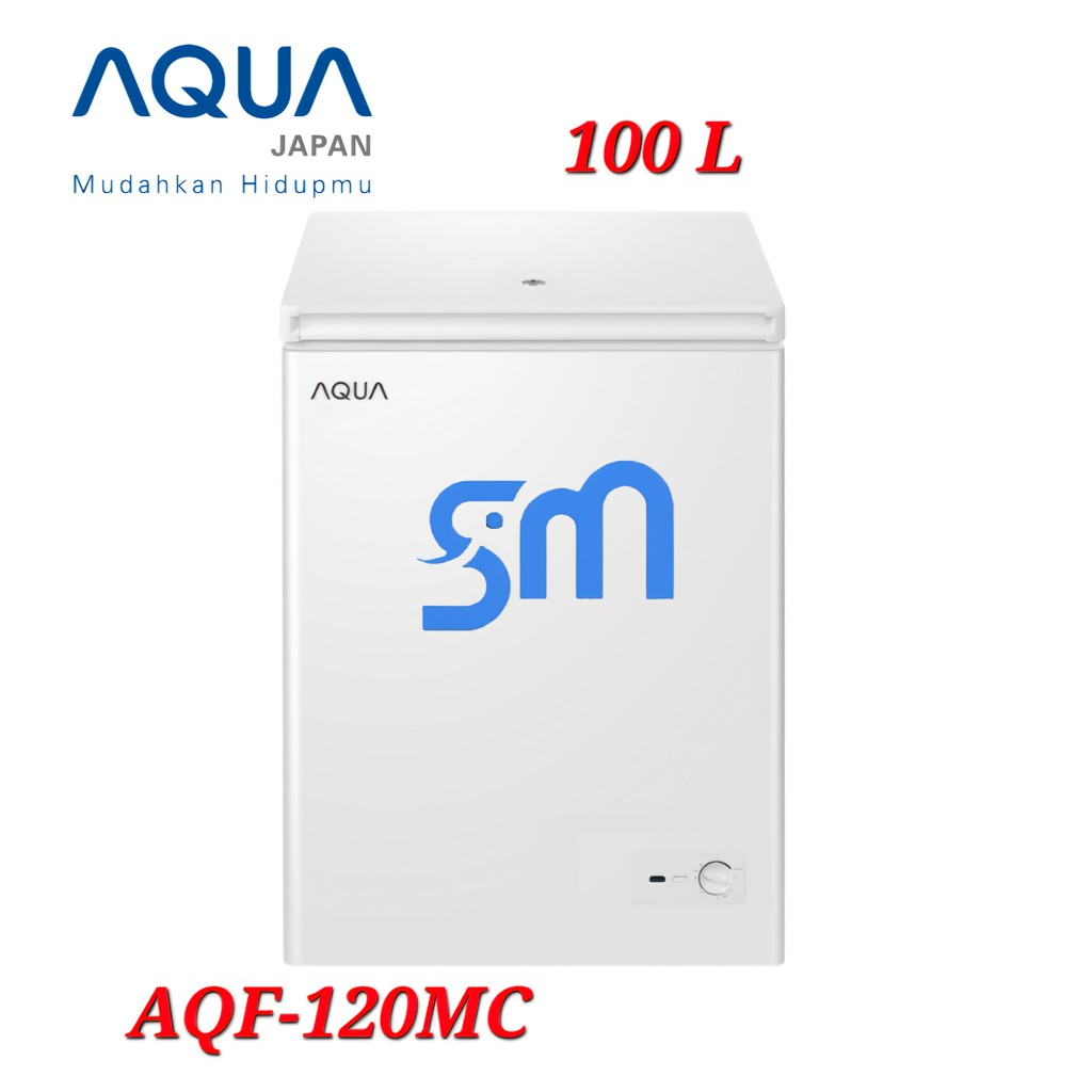Chest Freezer AQUA AQF-120MC 100 Liter AQF120MC Freezer Box AQF 120 MC