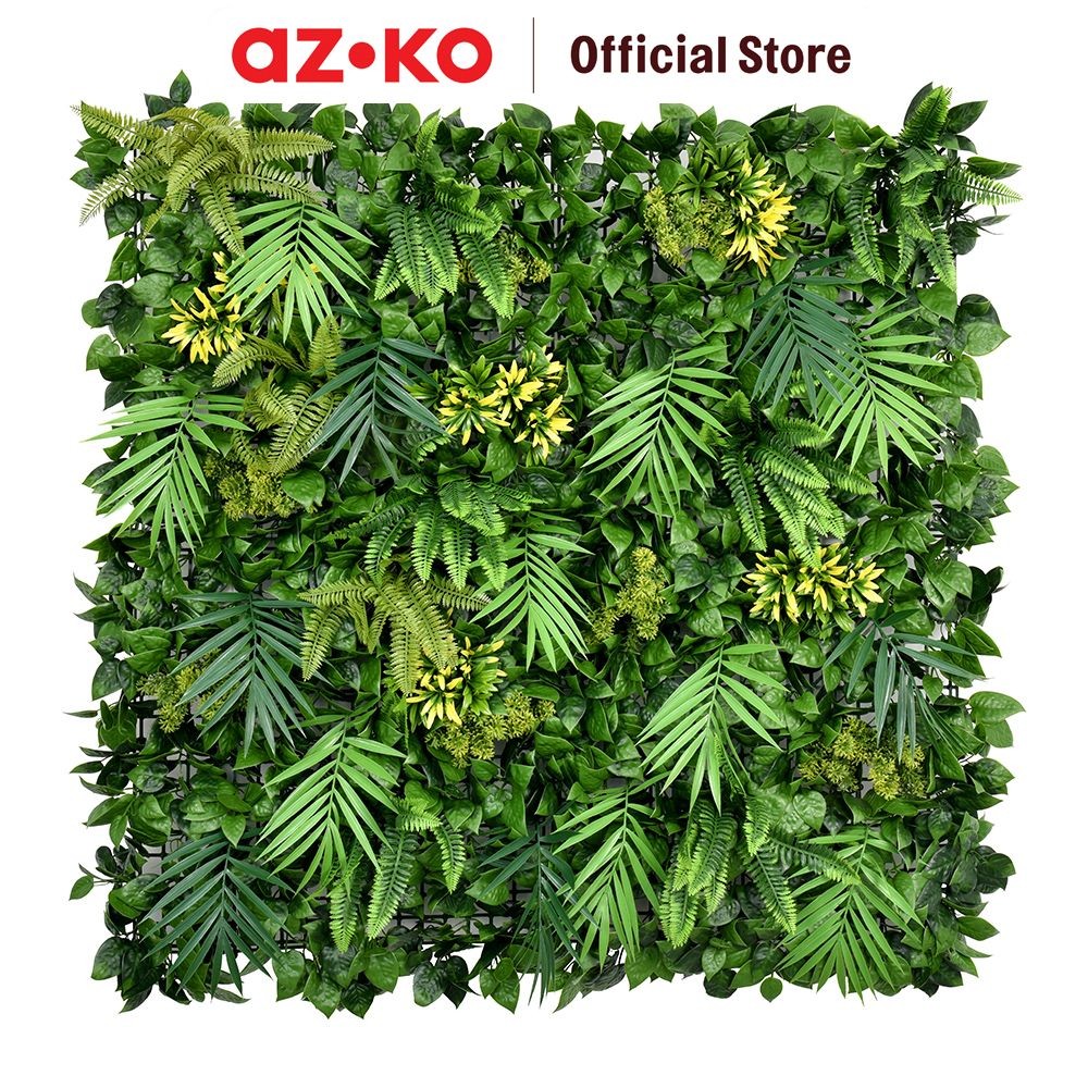 AZKO Forhom 100X100 cm Rumput Artifisial Dinding Hawaiian Sunrise Tumbuhan Buatan Artificial Wall gr