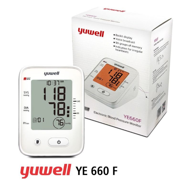 Tensimeter Digital Yuwell YE 660 F Alat Ukur Tekanan Darah PROMO