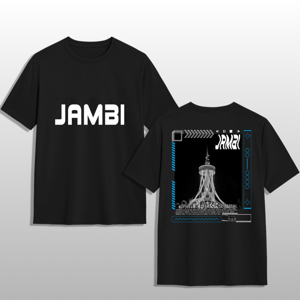 Kaos Jambi Katun Combed 30s Distro Premium